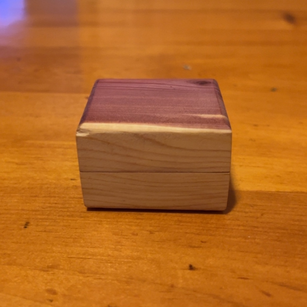 Cedar Ring/Earring Boxes